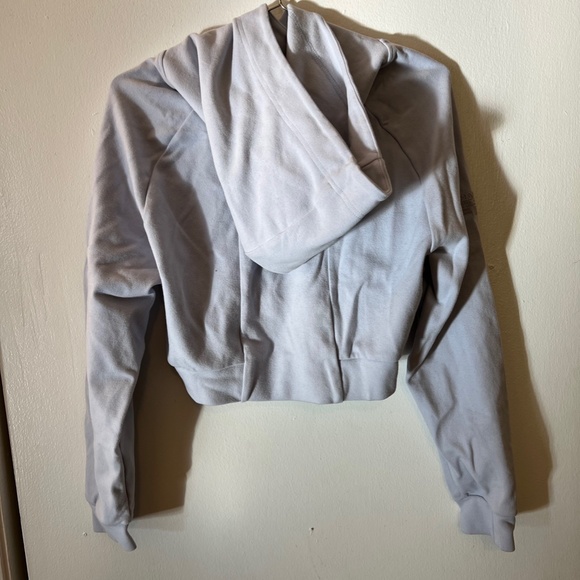 Alphalete Sky Blue Women's Cropped Hoodie - Picture 3 of 3